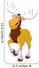Beautiful Forest Moose Wall Decal