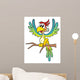 Parrot Multicolored and Wall Decal
