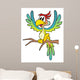 Parrot Multicolored and Wall Decal