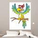 Parrot Multicolored and Wall Decal