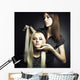 Client and stylist Wall Mural