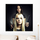 Client and stylist Wall Mural