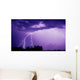 Lightning And Thunderclouds Wall Mural