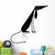 Funny Black Dog Silhouette