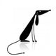 Funny Black Dog Silhouette