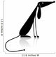 Funny Black Dog Silhouette
