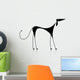 Funny Black Dog Silhouette