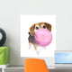 Cute Beagle Blowing Bubble Wall Mural