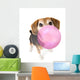 Cute Beagle Blowing Bubble Wall Mural