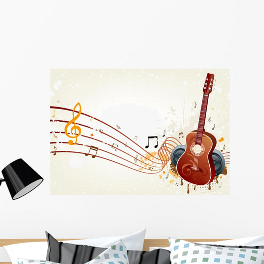 Music Background Wall Mural