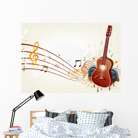 Music Background Wall Mural