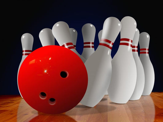 Bowling Strike Wall Mural