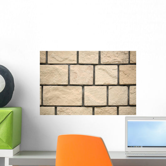 Brick Wall Closeup Wall Decal