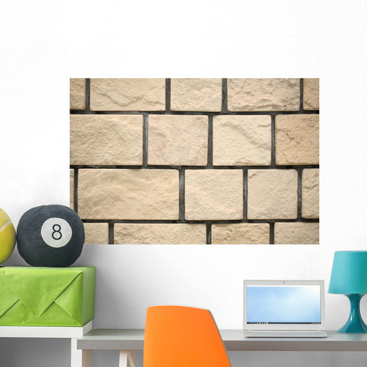 Brick Wall Closeup Wall Decal