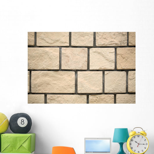 Brick Wall Closeup Wall Decal