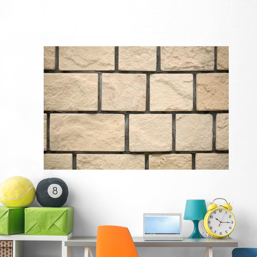 Brick Wall Closeup Wall Decal