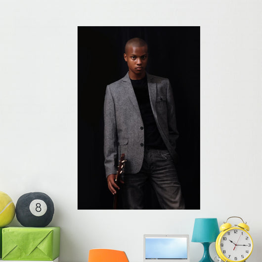 Teen Idol with Guitar Wall Mural