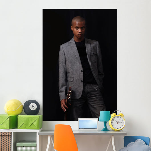 Teen Idol with Guitar Wall Mural