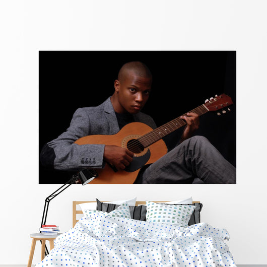 Teen Playing Guitar Wall Mural