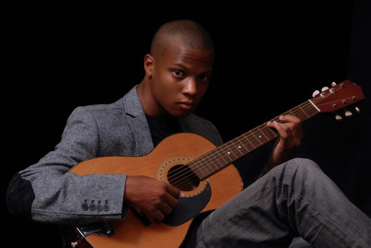 Teen Playing Guitar Wall Mural
