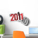 2011 Vs 2010 Happy Wall Decal
