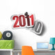 2011 Vs 2010 Happy Wall Decal