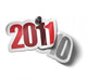 2011 Vs 2010 Happy Wall Decal
