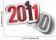 2011 Vs 2010 Happy Wall Decal