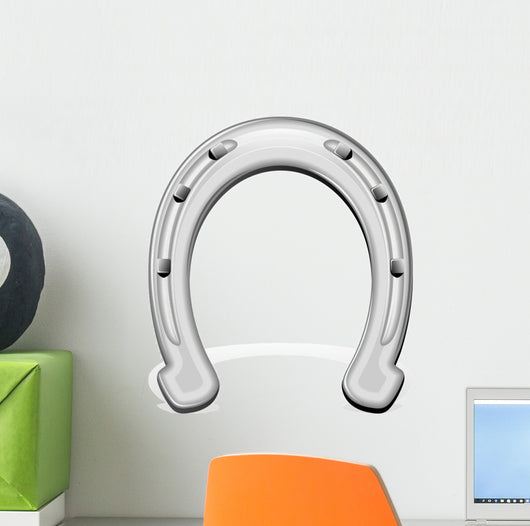 Horseshoe-Horseshoe-Vector Wall Decal