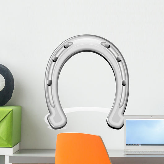 Horseshoe-Horseshoe-Vector Wall Decal