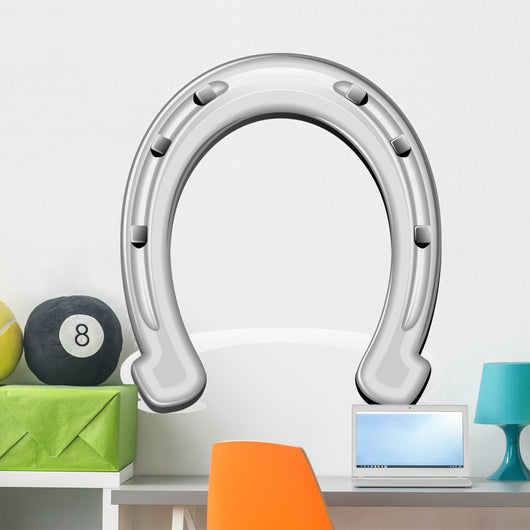 Horseshoe-Horseshoe-Vector Wall Decal