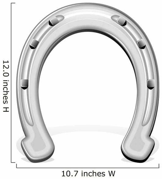 Horseshoe-Horseshoe-Vector Wall Decal