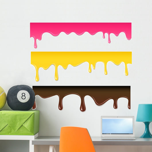 Vector Seamless Drips Wall Decal