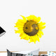 Yin-Yang Sunflower Wall Decal