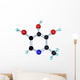 Molecule Vitamin B6 Wall Decal