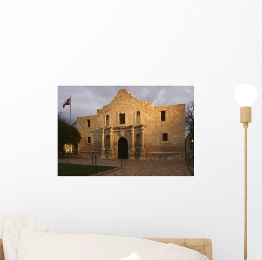 The Alamo Blazing in the Light Wall Mural