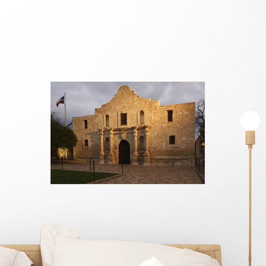 The Alamo Blazing in the Light Wall Mural