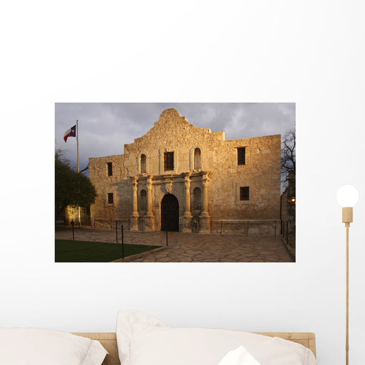 The Alamo Blazing in the Light Wall Mural