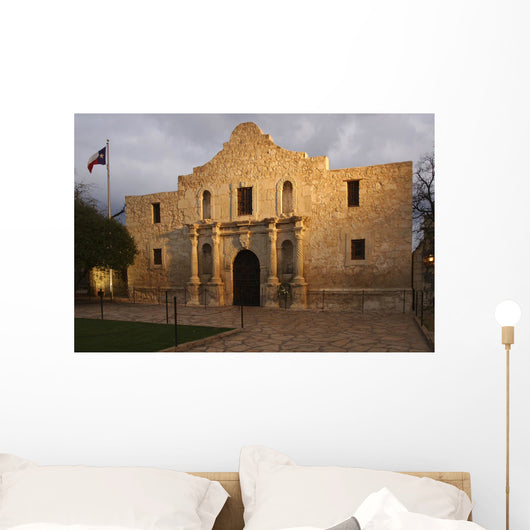 The Alamo Blazing in the Light Wall Mural
