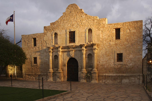The Alamo Blazing in the Light Wall Mural