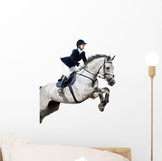 Equestrian Jumper Wall Decal