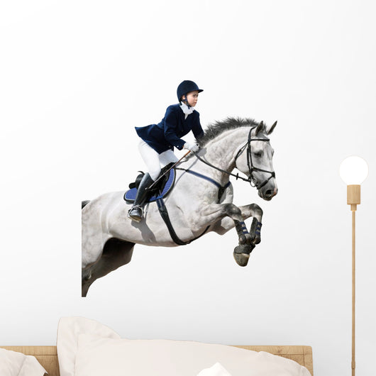 Equestrian Jumper Wall Decal