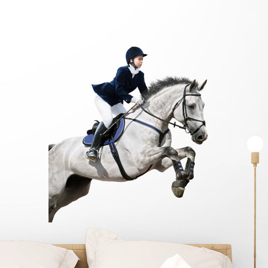 Equestrian Jumper Wall Decal