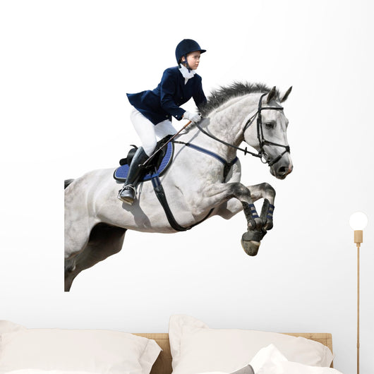 Equestrian Jumper Wall Decal