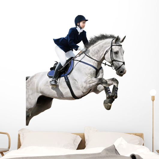 Equestrian Jumper Wall Decal