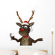 Toasting Rudolph Reindeer Wall Decal