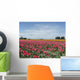 Tulip Field with Cloudy Wall Decal