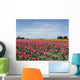 Tulip Field with Cloudy Wall Decal