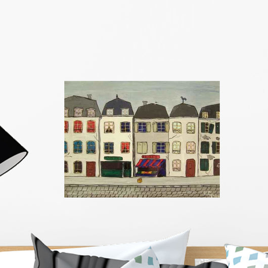 Peinture Rue Wall Decal