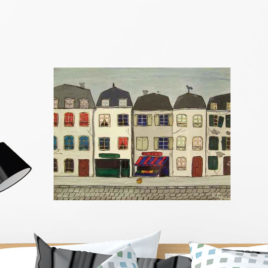 Peinture Rue Wall Decal